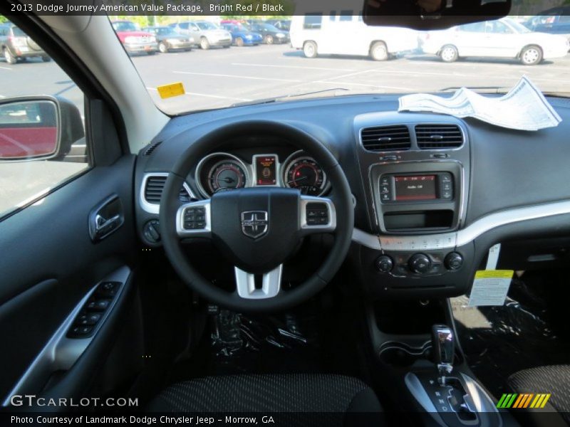Bright Red / Black 2013 Dodge Journey American Value Package
