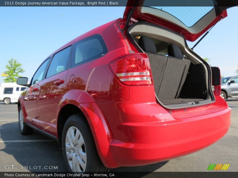 Bright Red / Black 2013 Dodge Journey American Value Package