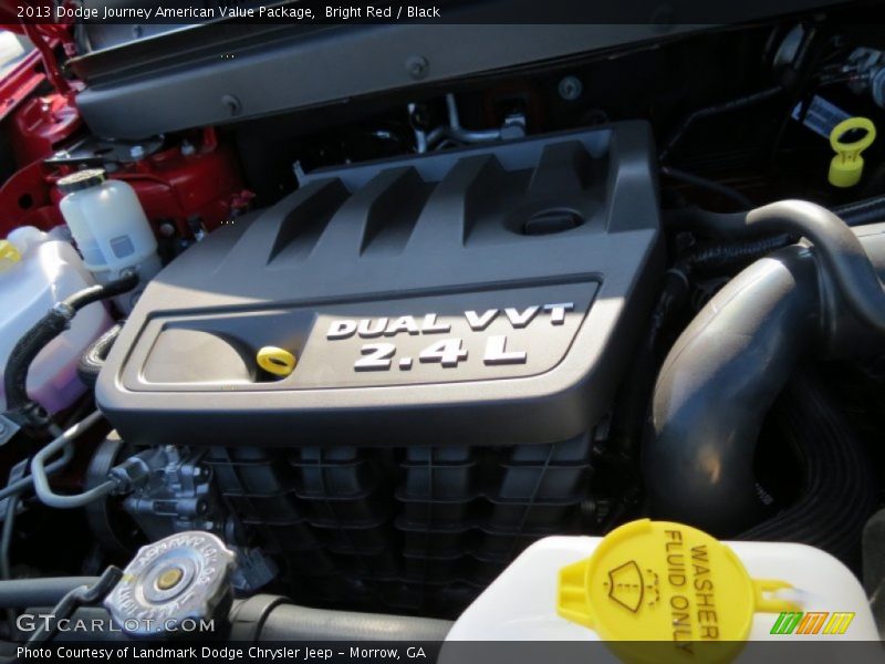 Bright Red / Black 2013 Dodge Journey American Value Package