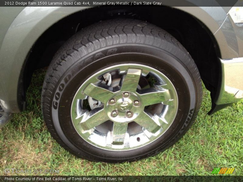 Mineral Gray Metallic / Dark Slate Gray 2012 Dodge Ram 1500 Laramie Quad Cab 4x4