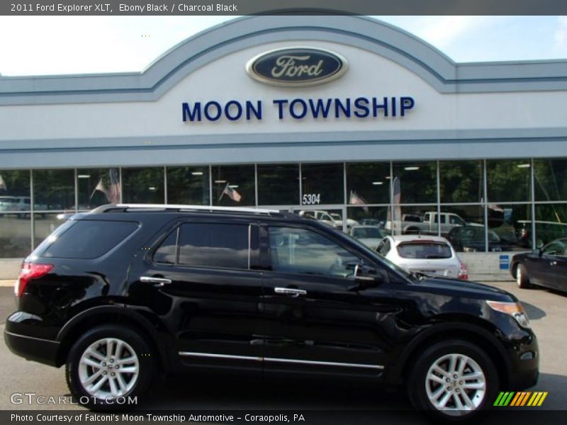 Ebony Black / Charcoal Black 2011 Ford Explorer XLT