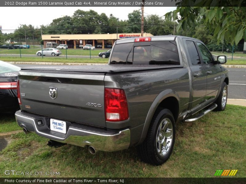 Mineral Gray Metallic / Dark Slate Gray 2012 Dodge Ram 1500 Laramie Quad Cab 4x4