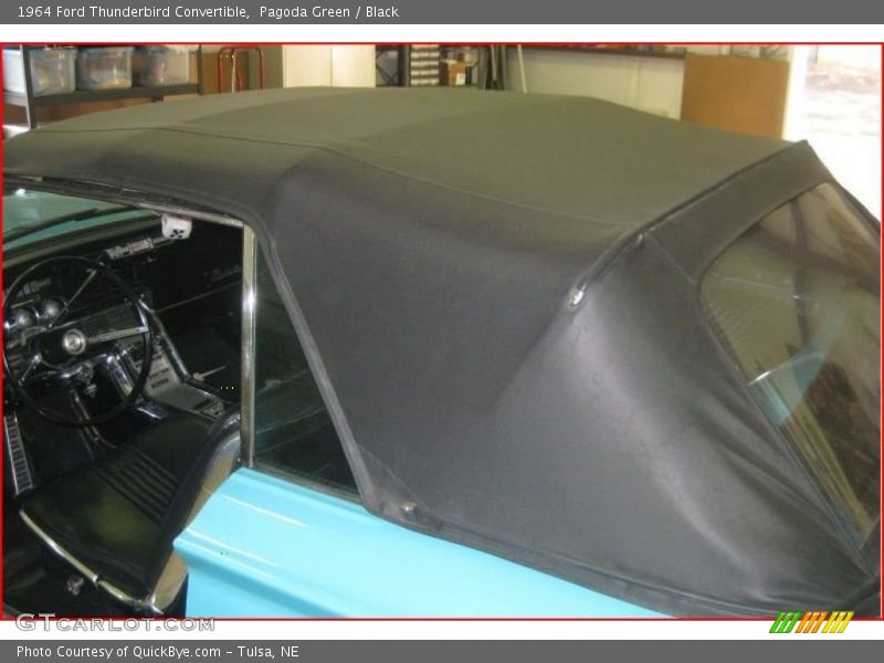Pagoda Green / Black 1964 Ford Thunderbird Convertible