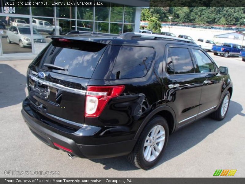 Ebony Black / Charcoal Black 2011 Ford Explorer XLT