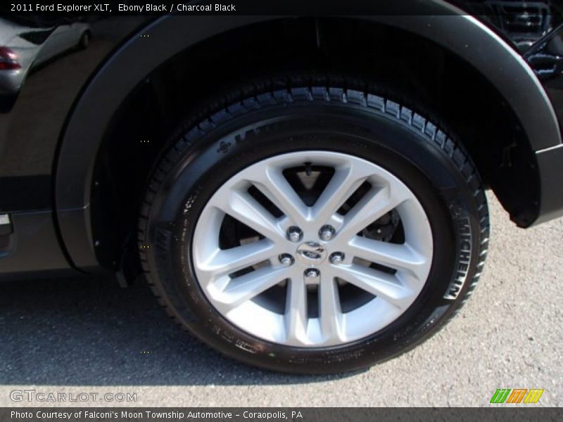 Ebony Black / Charcoal Black 2011 Ford Explorer XLT