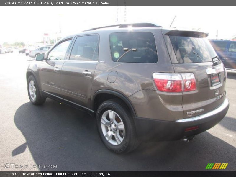 Medium Brown Metallic / Ebony 2009 GMC Acadia SLT AWD