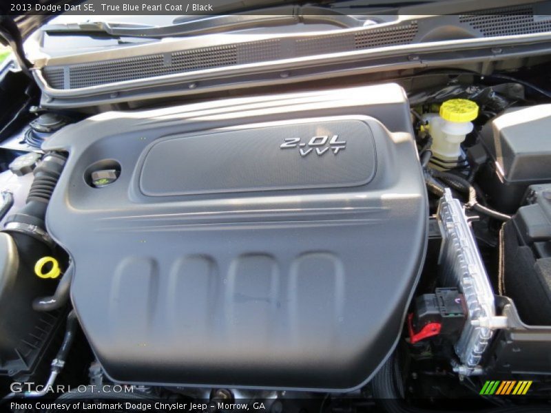 True Blue Pearl Coat / Black 2013 Dodge Dart SE