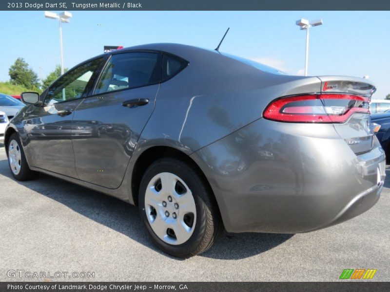 Tungsten Metallic / Black 2013 Dodge Dart SE