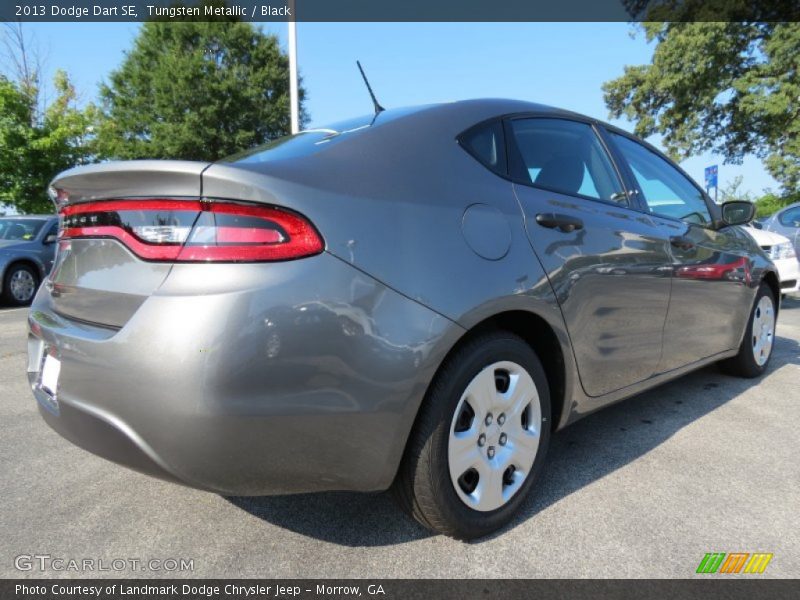 Tungsten Metallic / Black 2013 Dodge Dart SE