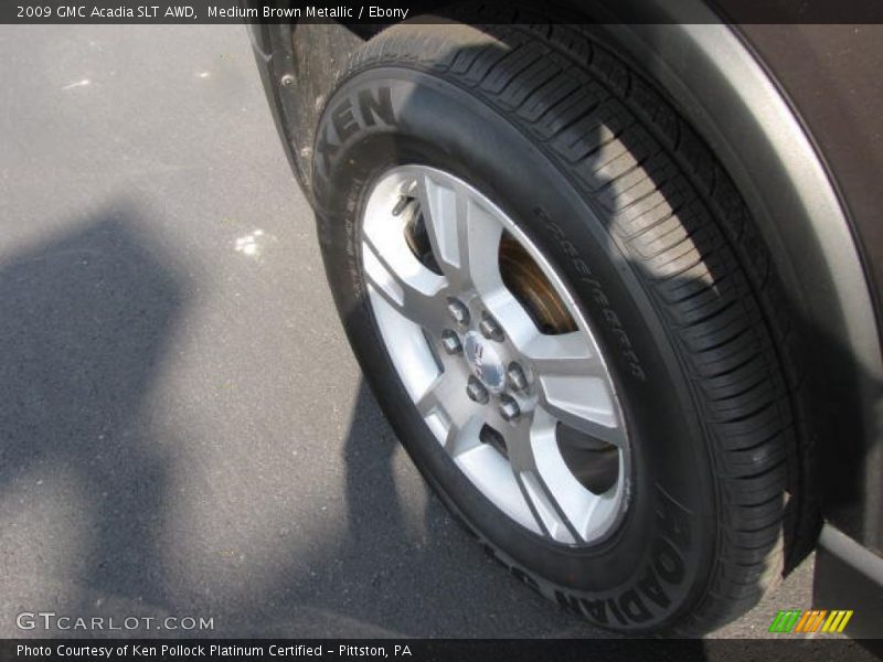 Medium Brown Metallic / Ebony 2009 GMC Acadia SLT AWD