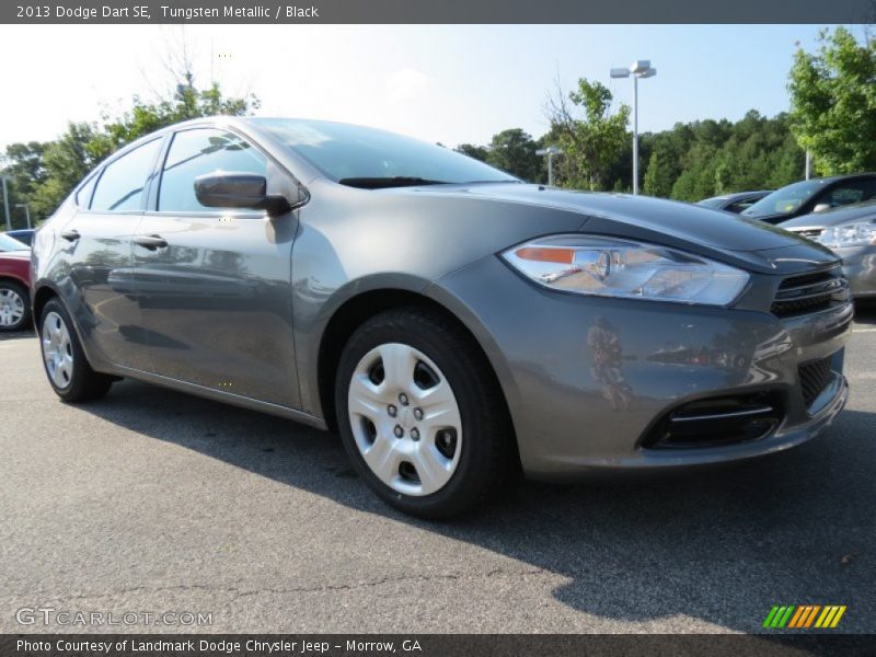 Tungsten Metallic / Black 2013 Dodge Dart SE