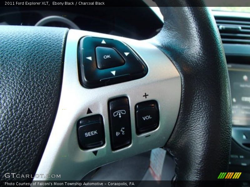 Ebony Black / Charcoal Black 2011 Ford Explorer XLT