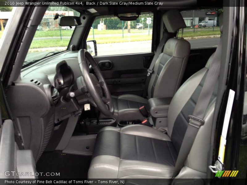 Black / Dark Slate Gray/Medium Slate Gray 2010 Jeep Wrangler Unlimited Rubicon 4x4