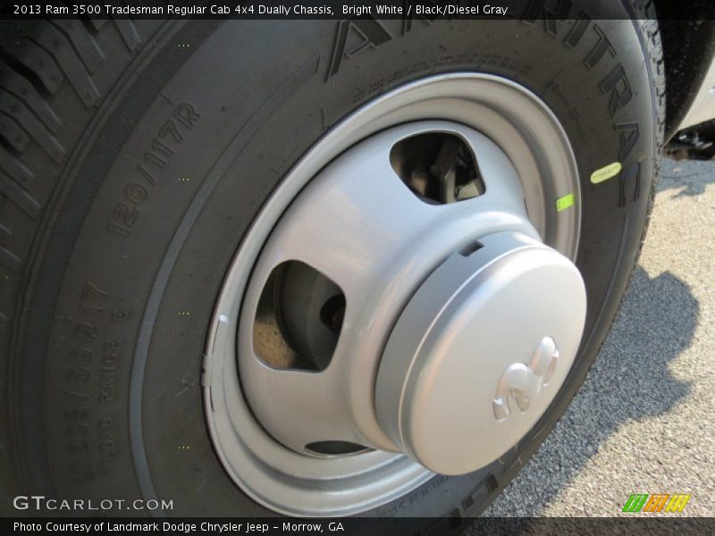  2013 3500 Tradesman Regular Cab 4x4 Dually Chassis Wheel
