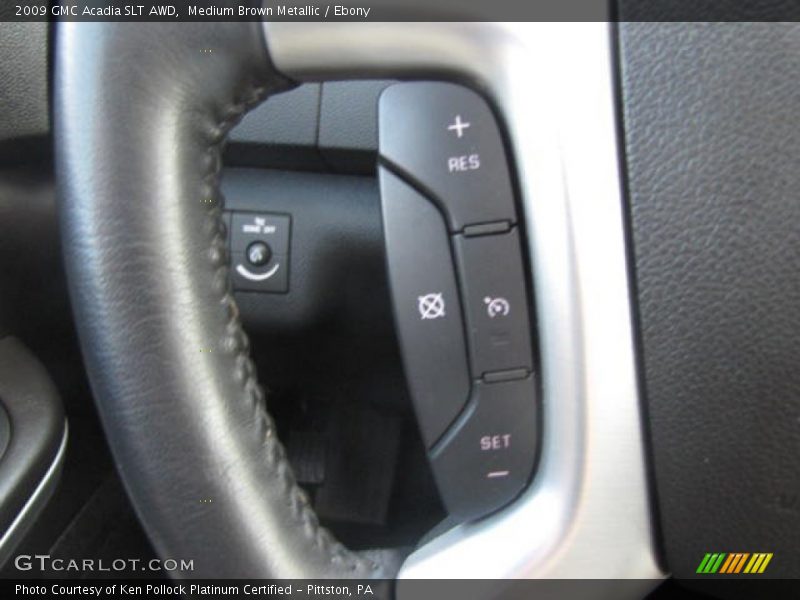 Medium Brown Metallic / Ebony 2009 GMC Acadia SLT AWD