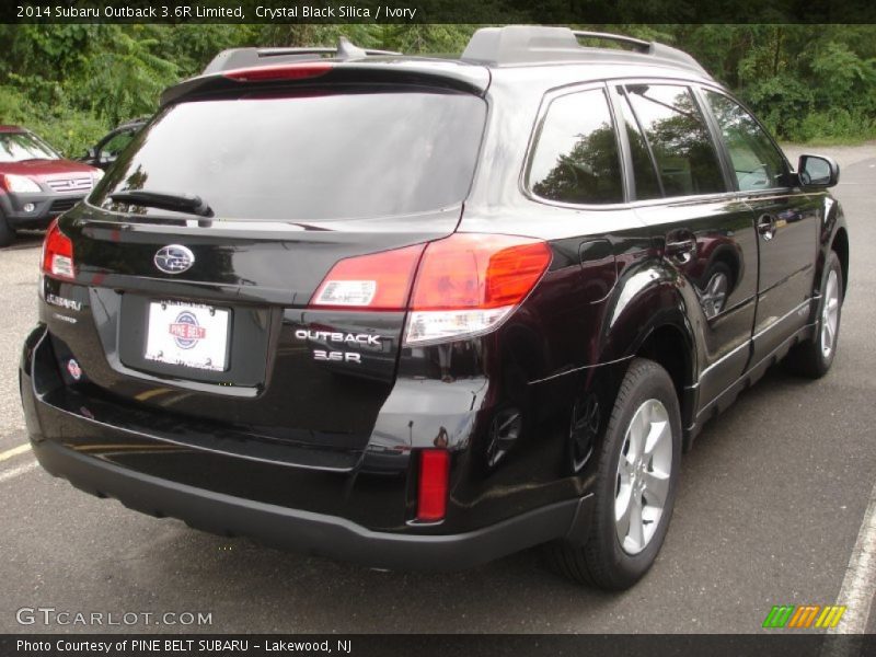 Crystal Black Silica / Ivory 2014 Subaru Outback 3.6R Limited