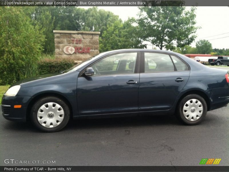 Blue Graphite Metallic / Anthracite Black 2006 Volkswagen Jetta Value Edition Sedan