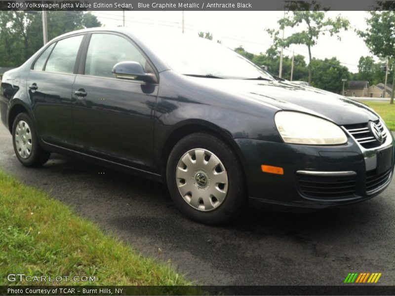 Blue Graphite Metallic / Anthracite Black 2006 Volkswagen Jetta Value Edition Sedan