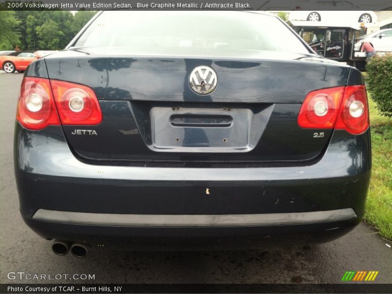 Blue Graphite Metallic / Anthracite Black 2006 Volkswagen Jetta Value Edition Sedan