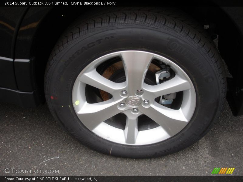 Crystal Black Silica / Ivory 2014 Subaru Outback 3.6R Limited