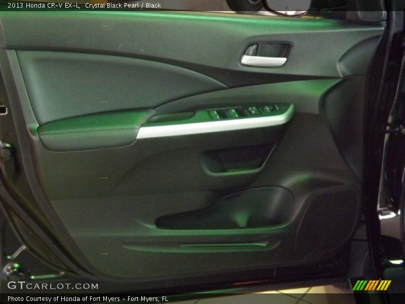 Crystal Black Pearl / Black 2013 Honda CR-V EX-L
