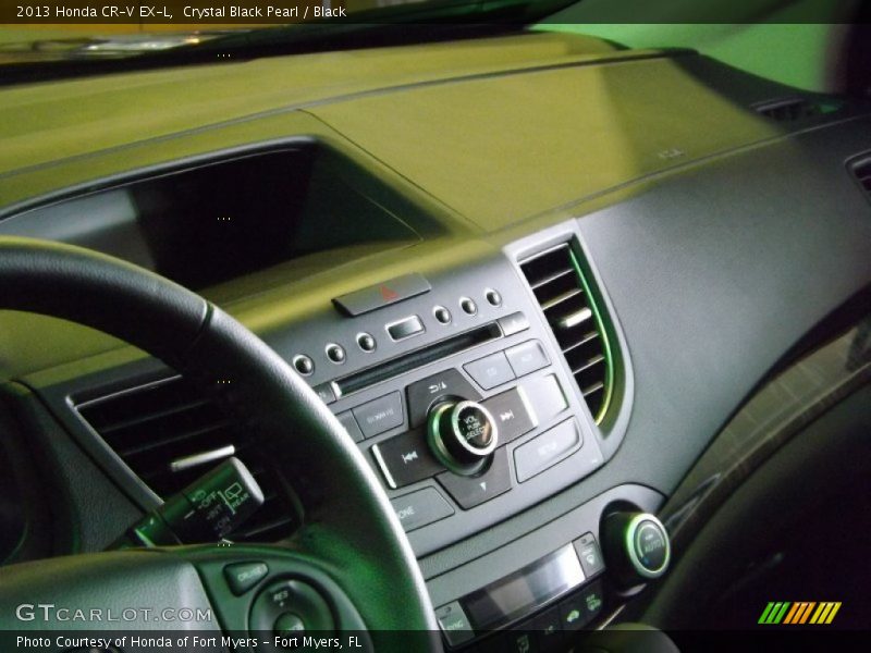 Crystal Black Pearl / Black 2013 Honda CR-V EX-L