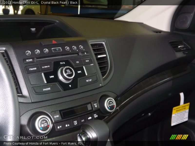 Crystal Black Pearl / Black 2013 Honda CR-V EX-L