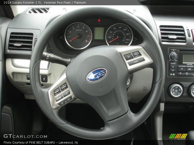 Venetian Red Pearl / Platinum 2014 Subaru Forester 2.5i