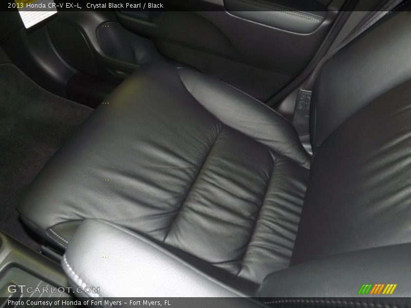 Crystal Black Pearl / Black 2013 Honda CR-V EX-L