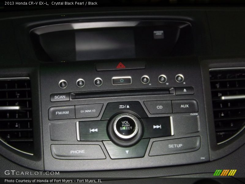 Crystal Black Pearl / Black 2013 Honda CR-V EX-L