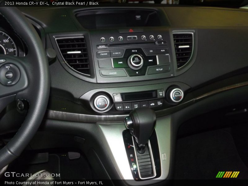 Crystal Black Pearl / Black 2013 Honda CR-V EX-L