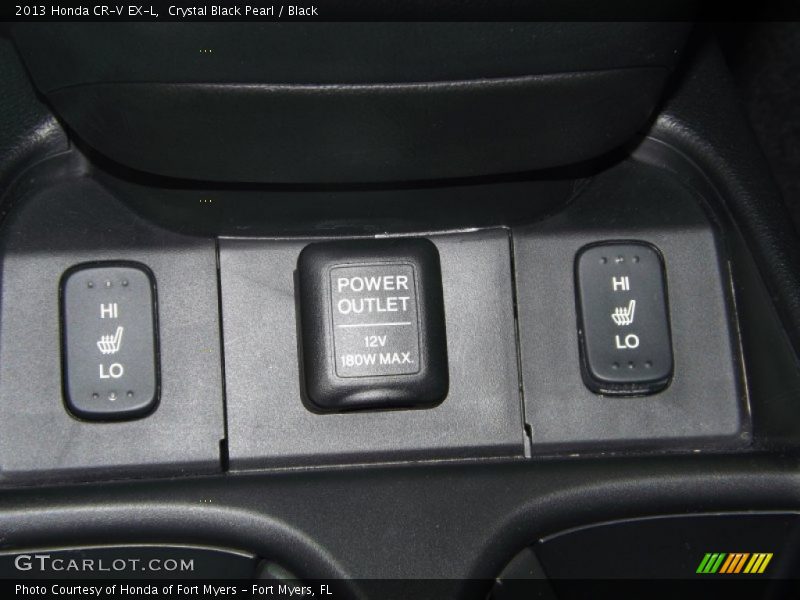 Crystal Black Pearl / Black 2013 Honda CR-V EX-L
