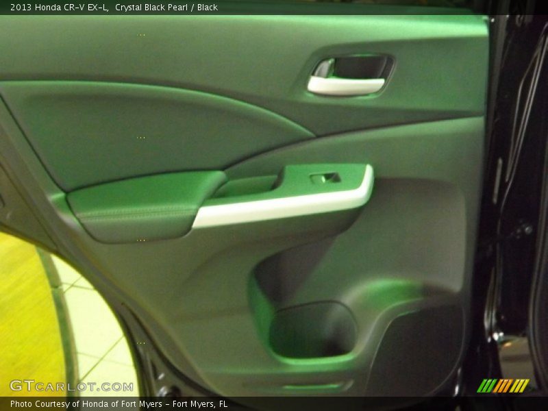 Crystal Black Pearl / Black 2013 Honda CR-V EX-L