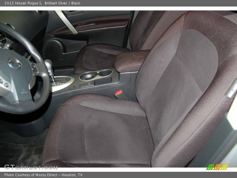 Brilliant Silver / Black 2013 Nissan Rogue S