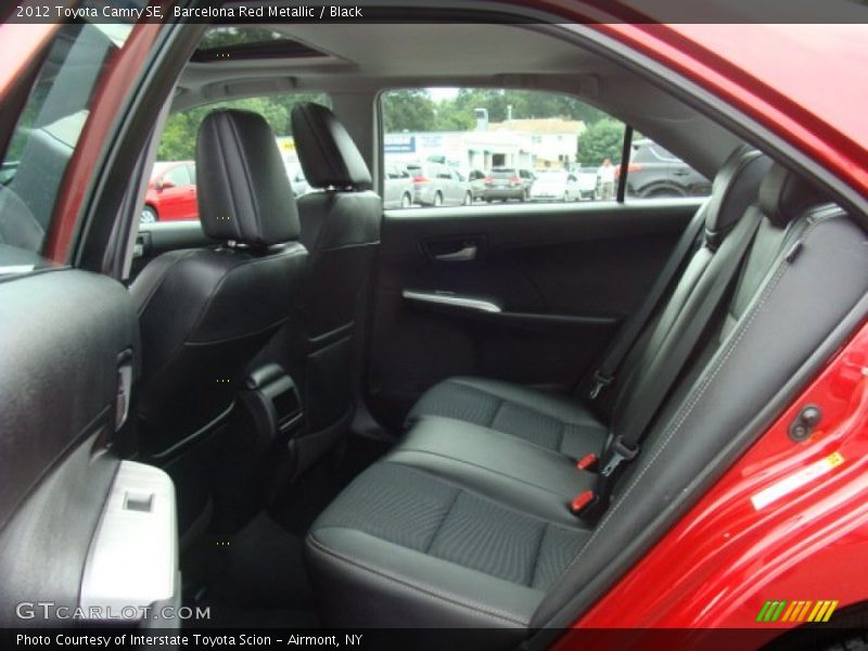Barcelona Red Metallic / Black 2012 Toyota Camry SE