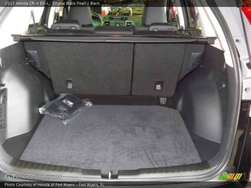 Crystal Black Pearl / Black 2013 Honda CR-V EX-L