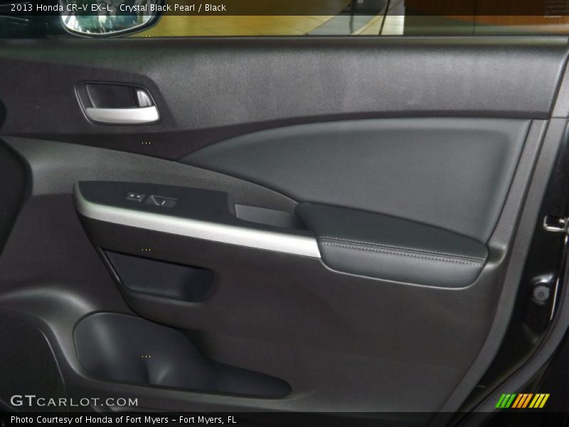 Crystal Black Pearl / Black 2013 Honda CR-V EX-L
