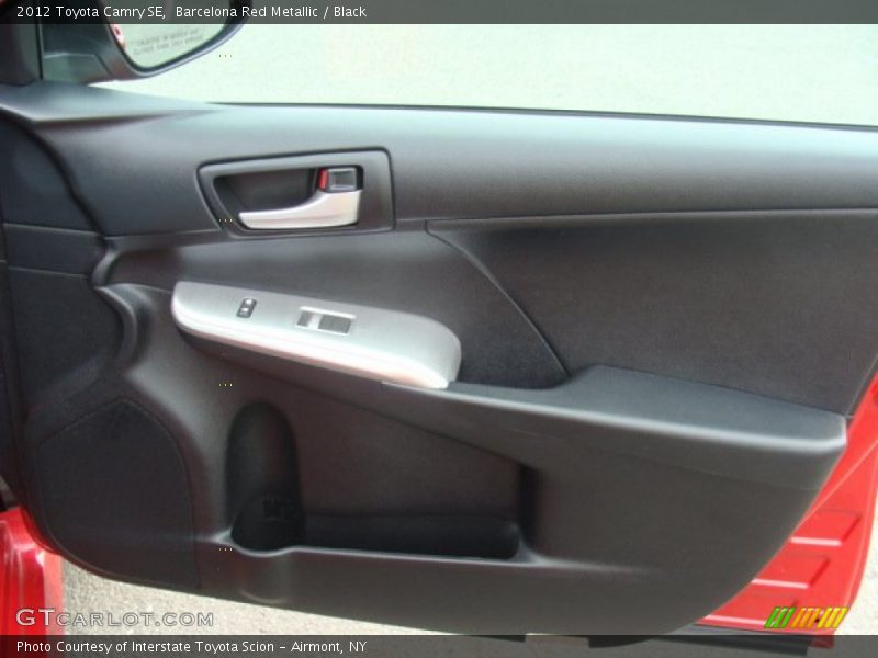 Barcelona Red Metallic / Black 2012 Toyota Camry SE