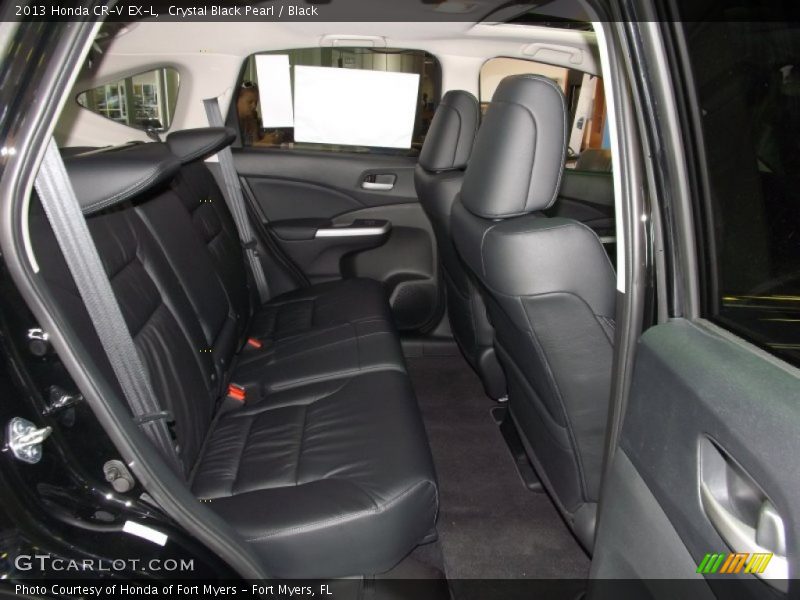 Crystal Black Pearl / Black 2013 Honda CR-V EX-L