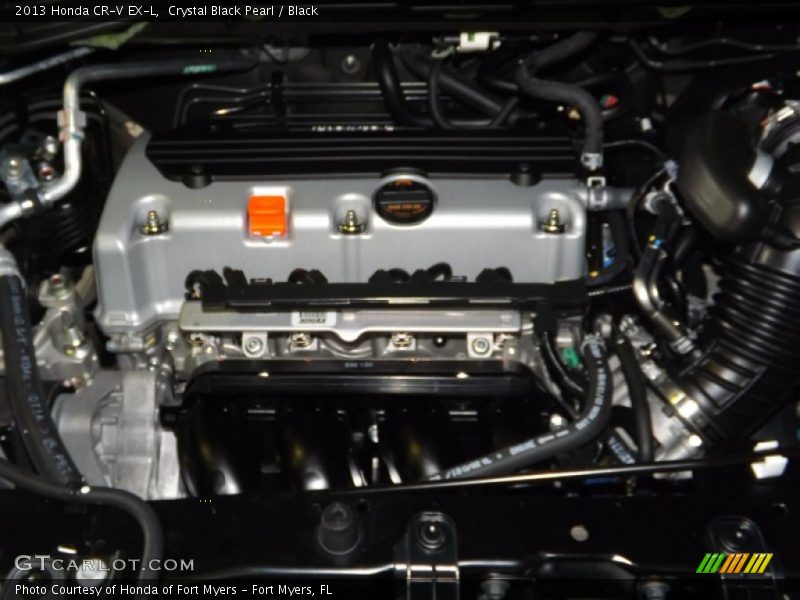 Crystal Black Pearl / Black 2013 Honda CR-V EX-L