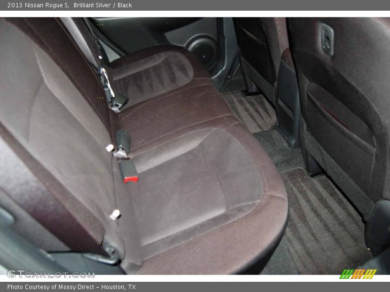 Brilliant Silver / Black 2013 Nissan Rogue S