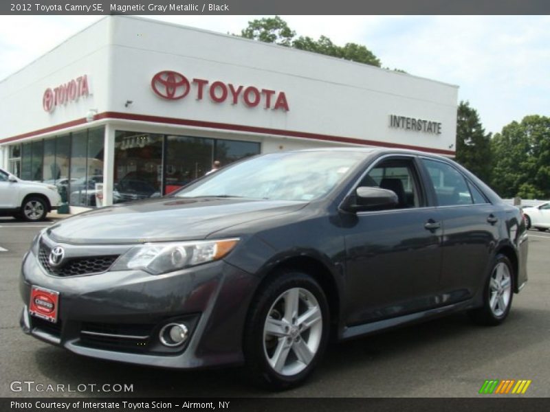 Magnetic Gray Metallic / Black 2012 Toyota Camry SE