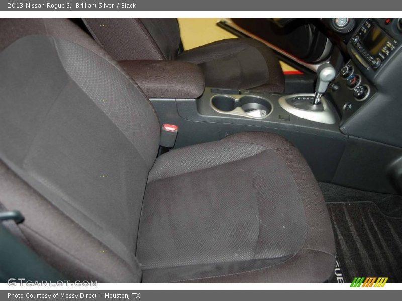 Brilliant Silver / Black 2013 Nissan Rogue S