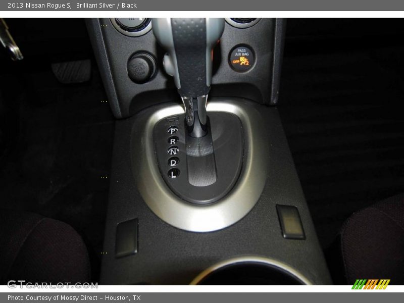 Brilliant Silver / Black 2013 Nissan Rogue S