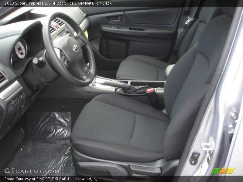 Ice Silver Metallic / Black 2013 Subaru Impreza 2.0i 4 Door