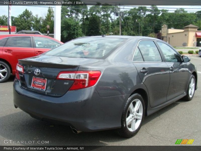 Magnetic Gray Metallic / Black 2012 Toyota Camry SE