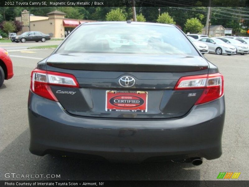 Magnetic Gray Metallic / Black 2012 Toyota Camry SE