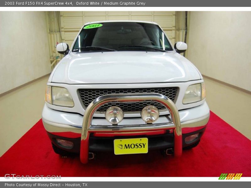 Oxford White / Medium Graphite Grey 2003 Ford F150 FX4 SuperCrew 4x4