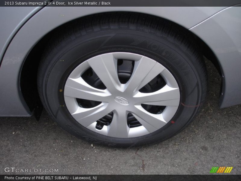 Ice Silver Metallic / Black 2013 Subaru Impreza 2.0i 4 Door
