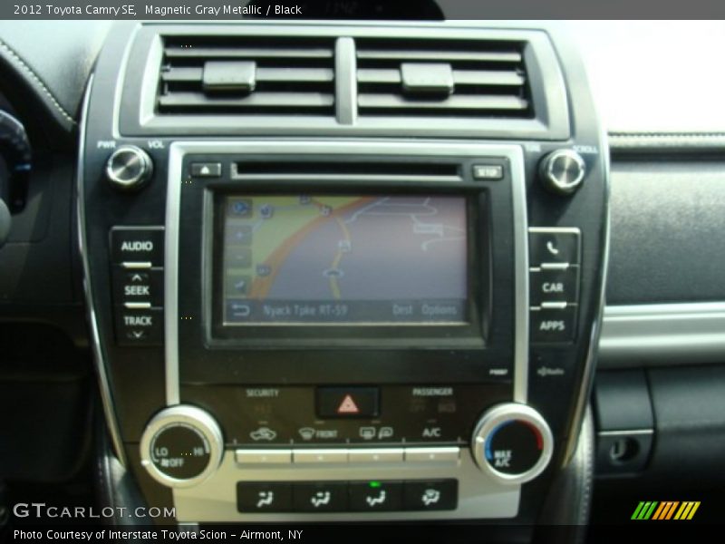 Magnetic Gray Metallic / Black 2012 Toyota Camry SE